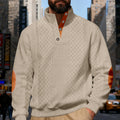 🧥Luxury Comfort | Men's Textured Jacquard Sweatshirt | Everyday Essential 🔥