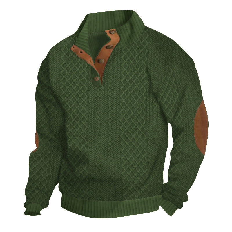 🧥Luxury Comfort | Men's Textured Jacquard Sweatshirt | Everyday Essential 🔥