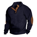 🧥Luxury Comfort | Men's Textured Jacquard Sweatshirt | Everyday Essential 🔥