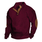 🧥Luxury Comfort | Men's Textured Jacquard Sweatshirt | Everyday Essential 🔥