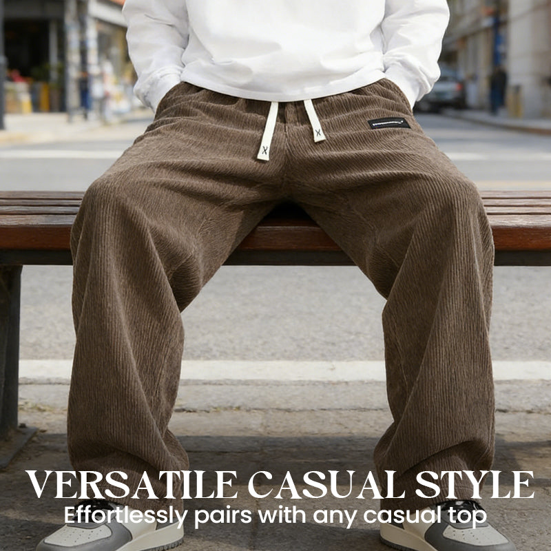 👖Spring New Arrivals 40% Off!🔥Men's Loose-Fit Drawstring Pants with Pockets