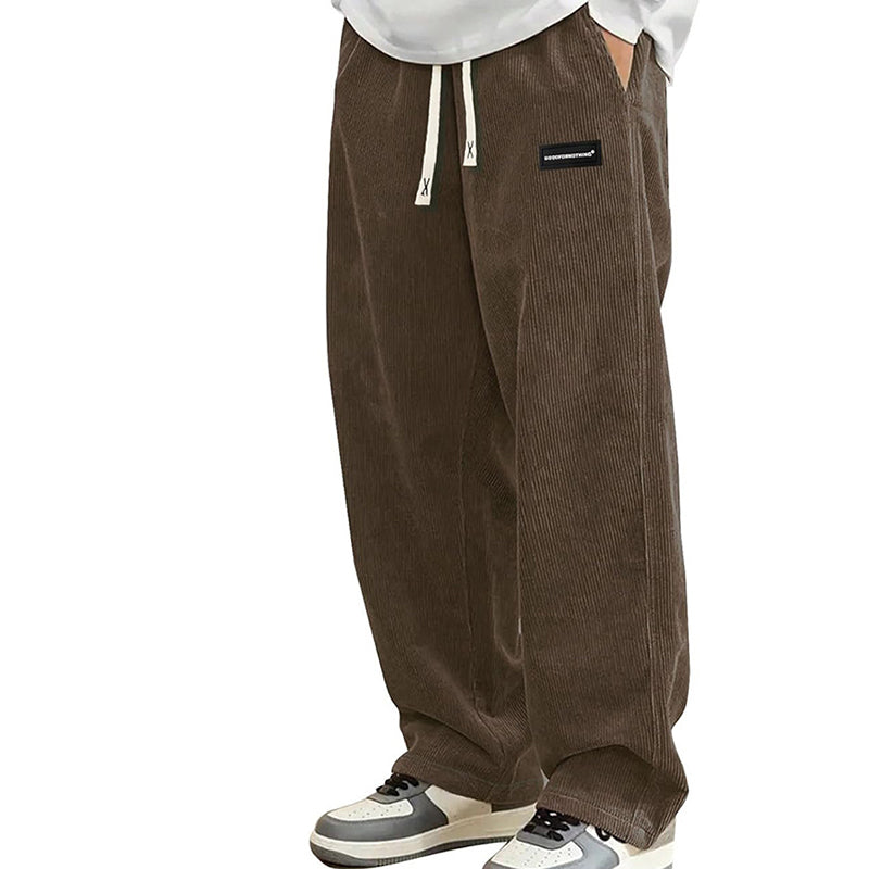 👖Spring New Arrivals 40% Off!🔥Men's Loose-Fit Drawstring Pants with Pockets