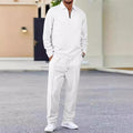 💥 Men's Waffle Knit Sweatshirt & Straight-Leg Pants Set – Cozy. Breathable & Effortlessly Stylish 👕👖