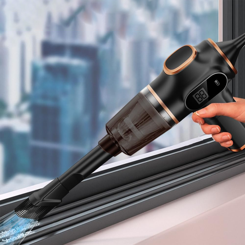 🚗 60% OFF NOW! ✨ 4 in 1 High Power Cordless Car Vacuum Cleaner – Strong Suction. Long Battery Life & Versatile Attachments 🍃