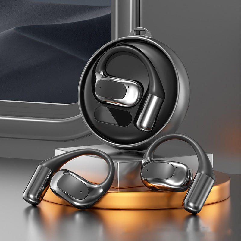 🎁 57% OFF! 🌀 Wireless Open-Ear Headphones – Air Conduction Tech. 72H Playtime & AI Noise-Canceling Calls 🎧✨