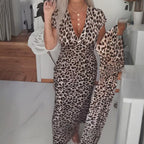 👗New arrival 40% OFF!🥰Women's V-Neck Leopard Print Dress