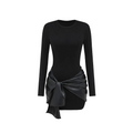 👗New arrival 40% OFF!🥰Women's Long Sleeve Tie-Waist Bodycon Dress