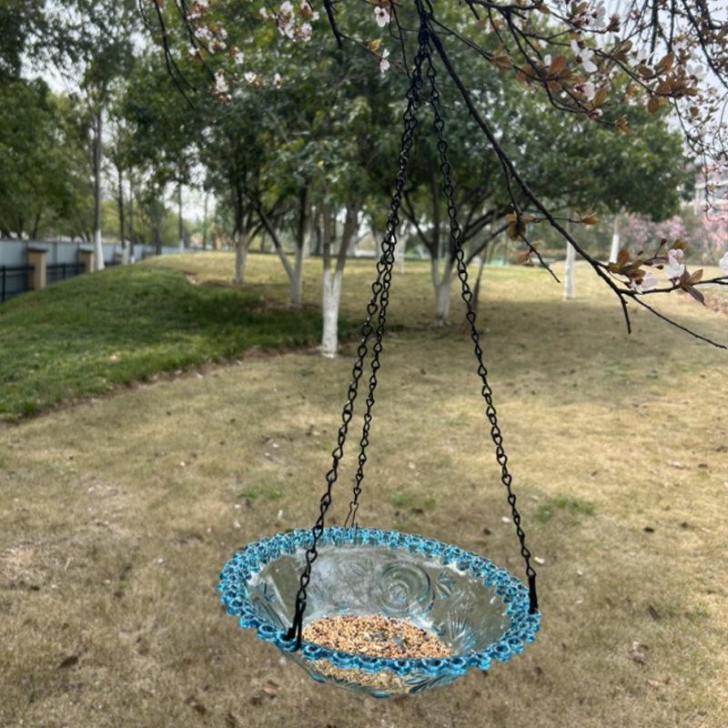 💞50K+ SOLD!🐦🌧️Vintage-Style Bird Feeder with Bath – Hangs anywhere. easy to fill. Attracts robins & blue tits. Perfect for nature lovers. 🏡✨