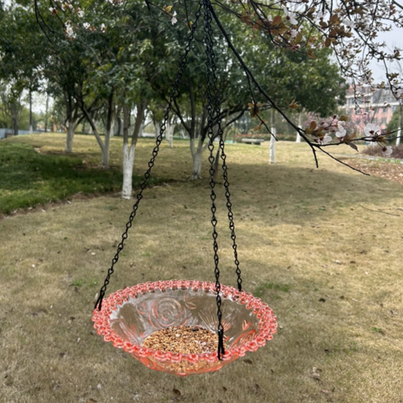💞50K+ SOLD!🐦🌧️Vintage-Style Bird Feeder with Bath – Hangs anywhere. easy to fill. Attracts robins & blue tits. Perfect for nature lovers. 🏡✨