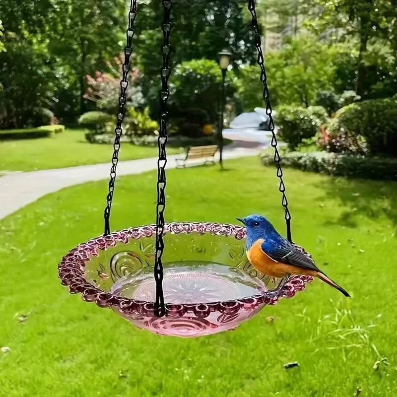 💞50K+ SOLD!🐦🌧️Vintage-Style Bird Feeder with Bath – Hangs anywhere. easy to fill. Attracts robins & blue tits. Perfect for nature lovers. 🏡✨