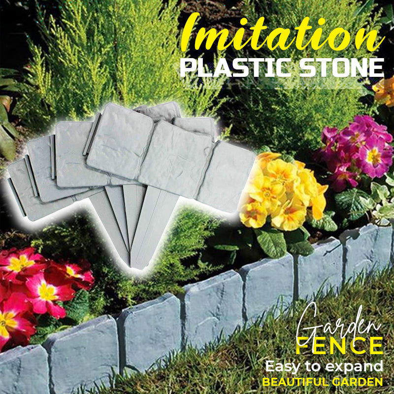 ⏰🔥LIMITED TIME 50% OFF!🔥50K+ SOLD!Looks Real Stone💥Imitation Stone Garden Fence