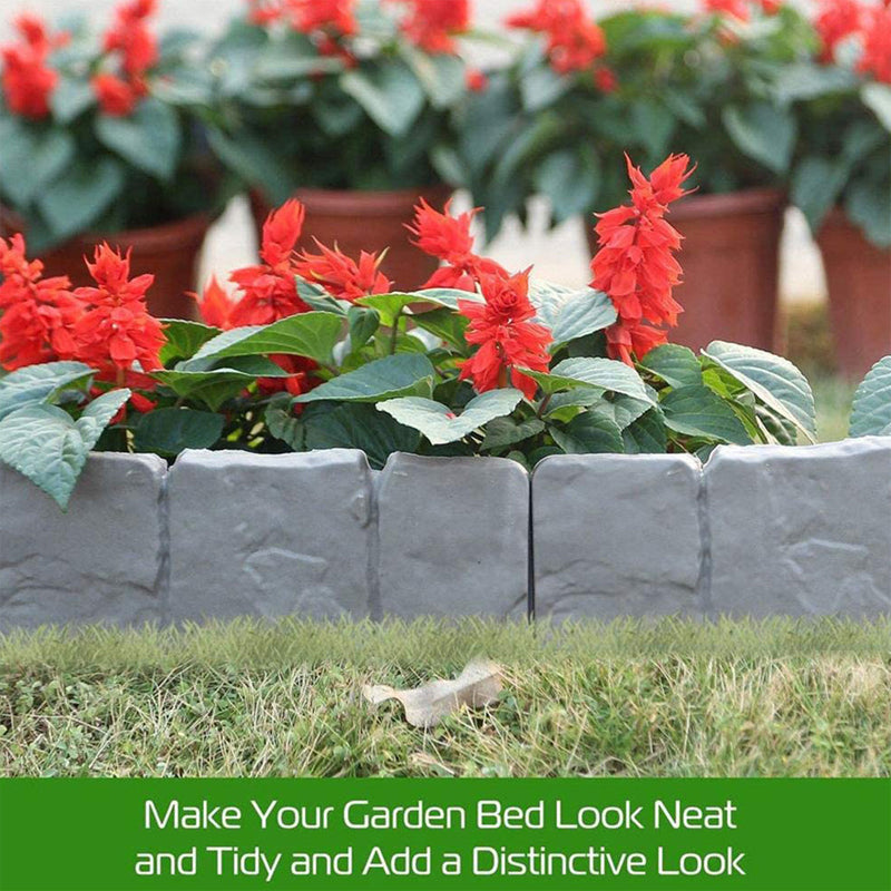 ⏰🔥LIMITED TIME 50% OFF!🔥50K+ SOLD!Looks Real Stone💥Imitation Stone Garden Fence