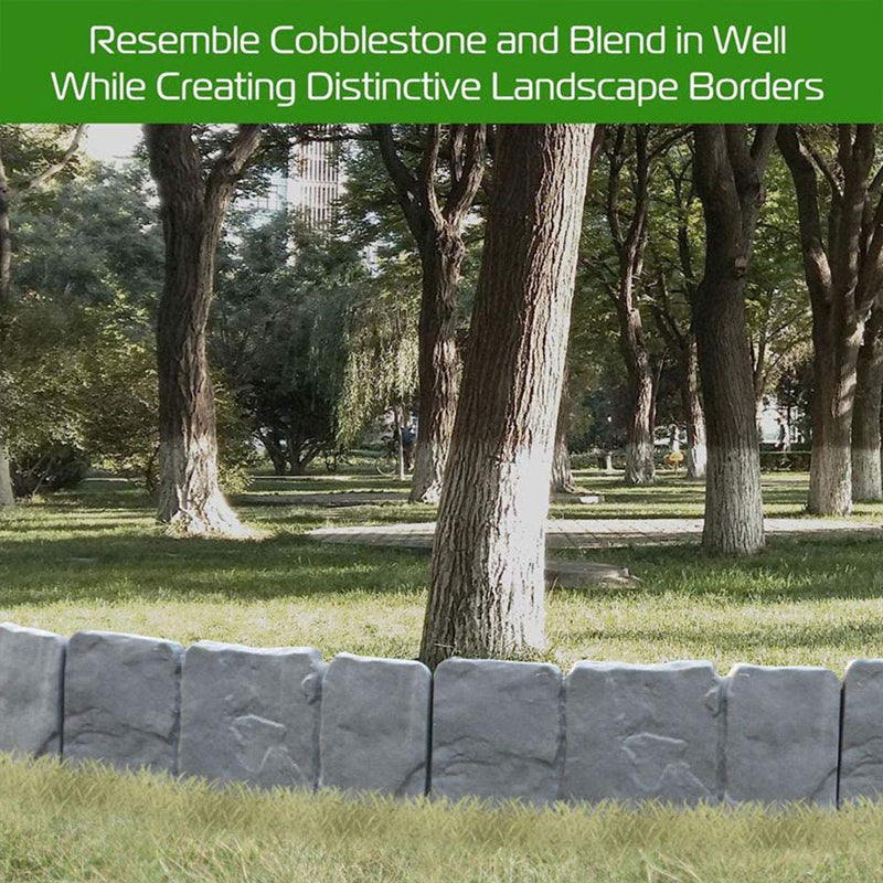 ⏰🔥LIMITED TIME 50% OFF!🔥50K+ SOLD!Looks Real Stone💥Imitation Stone Garden Fence
