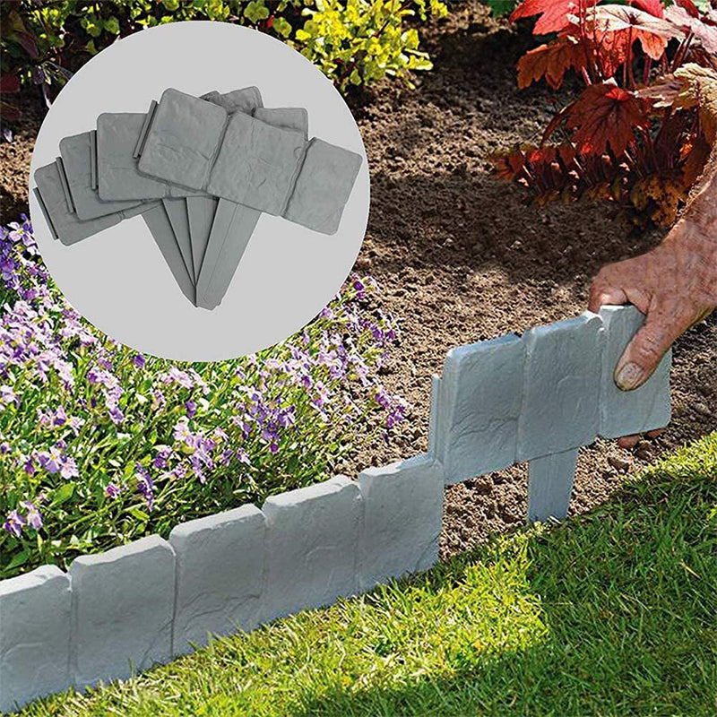 ⏰🔥LIMITED TIME 50% OFF!🔥50K+ SOLD!Looks Real Stone💥Imitation Stone Garden Fence