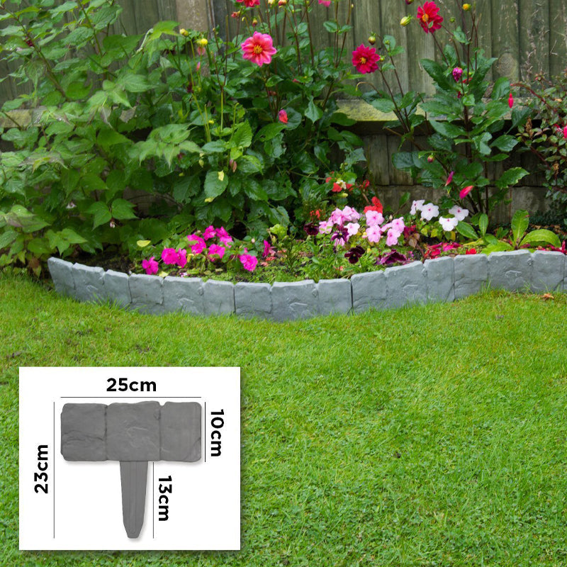 ⏰🔥LIMITED TIME 50% OFF!🔥50K+ SOLD!Looks Real Stone💥Imitation Stone Garden Fence