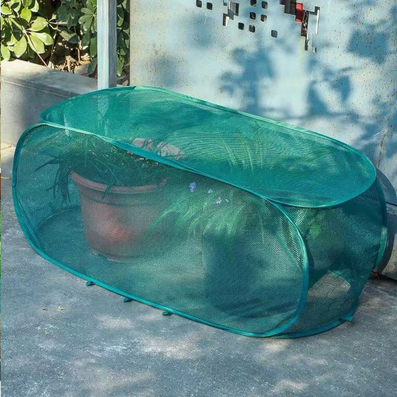 💎 -50% ON FOLDABLE POP-UP PLANT MESH COVER! 💎 Triple-Action Insect. Cold & Sun Protection for Your Garden ✨