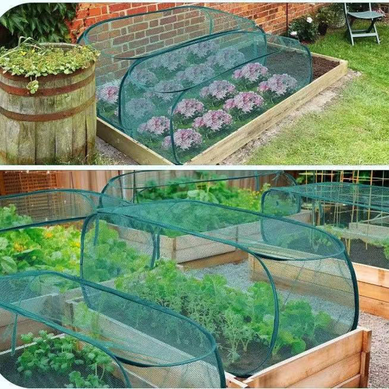 💎 -50% ON FOLDABLE POP-UP PLANT MESH COVER! 💎 Triple-Action Insect. Cold & Sun Protection for Your Garden ✨
