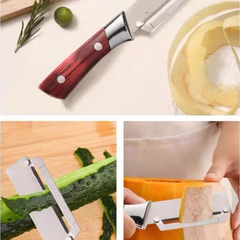 🥕 BUY 1 GET 1 FREE! 🎁 Multi-functional Kitchen Peeler – Sharp Stainless Steel Blade. Ergonomic Handle & Swiveling Dual-Action ✨