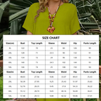 Spring New Arrival ✨🌺 Women's Casual Short Sleeve Top & Wide Leg Pants Set