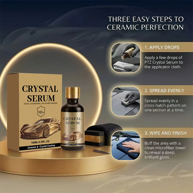 💎 Buy 5 Get 5 Free!💝Ceramic Car Coating Kit - Deep Gloss. 9H+ Hardness & Extreme Hydrophobic Sh