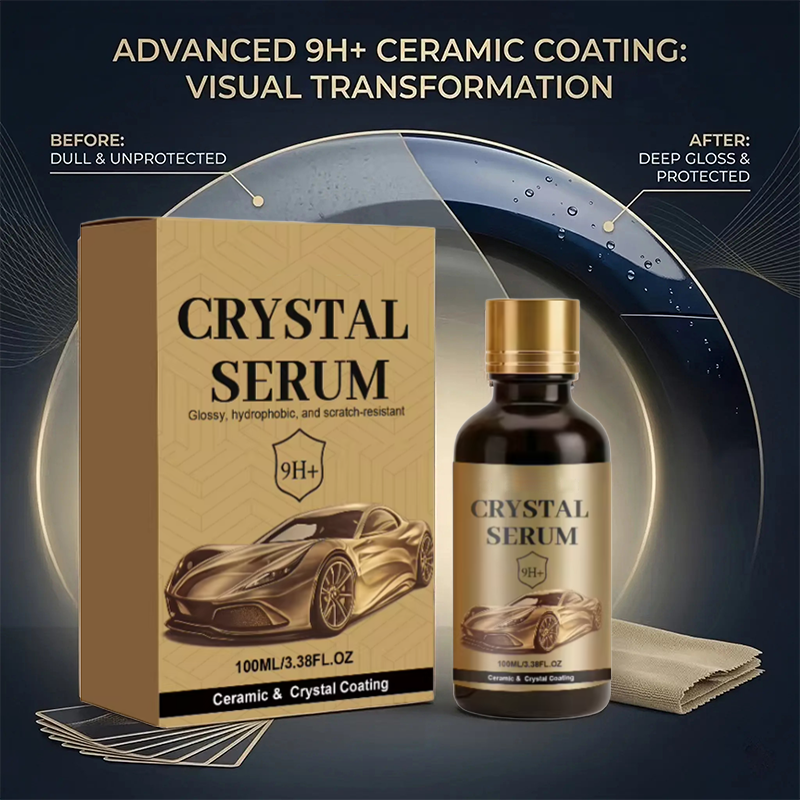 💎 Buy 5 Get 5 Free!💝Ceramic Car Coating Kit - Deep Gloss. 9H+ Hardness & Extreme Hydrophobic Sh
