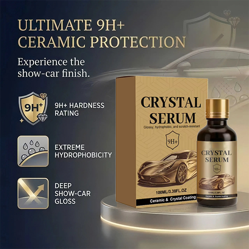💎 Buy 5 Get 5 Free!💝Ceramic Car Coating Kit - Deep Gloss. 9H+ Hardness & Extreme Hydrophobic Sh