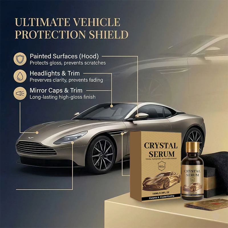 💎 Buy 5 Get 5 Free!💝Ceramic Car Coating Kit - Deep Gloss. 9H+ Hardness & Extreme Hydrophobic Sh