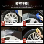 🚗 BUY 2 GET 1 FREE! ✨ Car Tire & Plastic Trim Renewal Paste – Restores Shine. Prevents Cracking & Easy Application 🛞