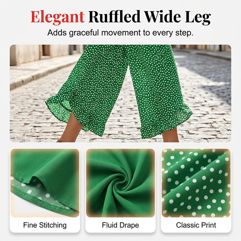 🔥 50% OFF Today! Women's Flowy High Waist Wide-Leg Pants – Slimming. Comfy & Chic