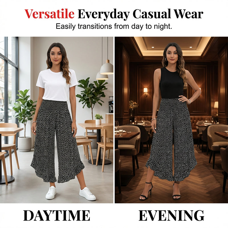 🔥 50% OFF Today! Women's Flowy High Waist Wide-Leg Pants – Slimming. Comfy & Chic