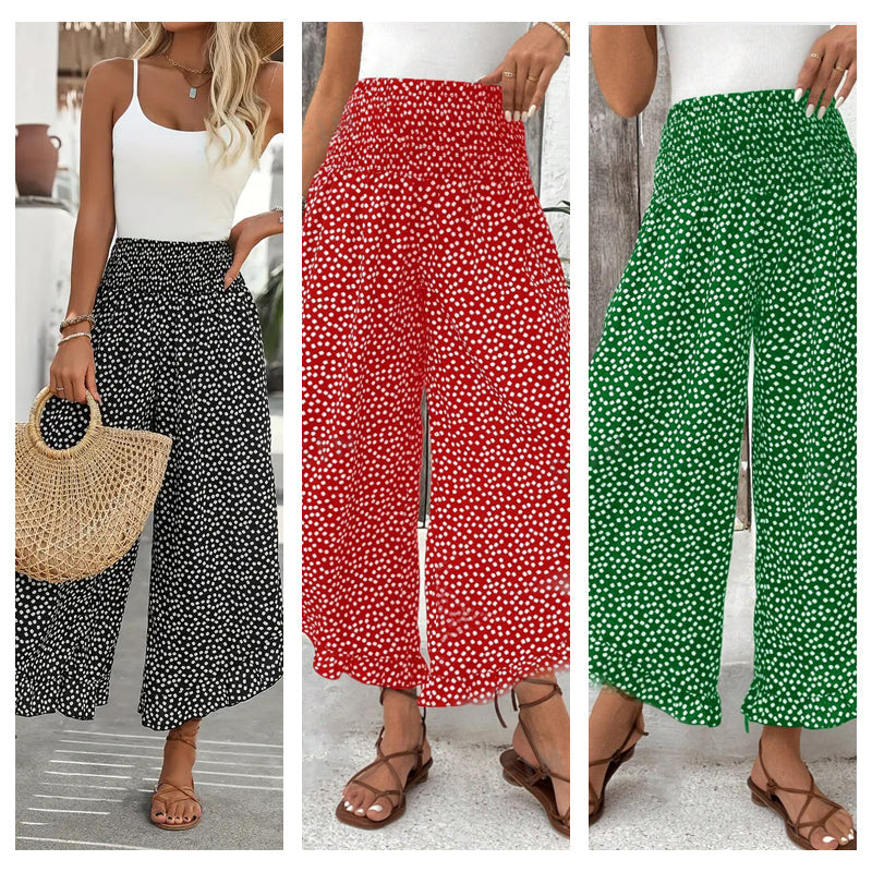 🔥 50% OFF Today! Women's Flowy High Waist Wide-Leg Pants – Slimming. Comfy & Chic