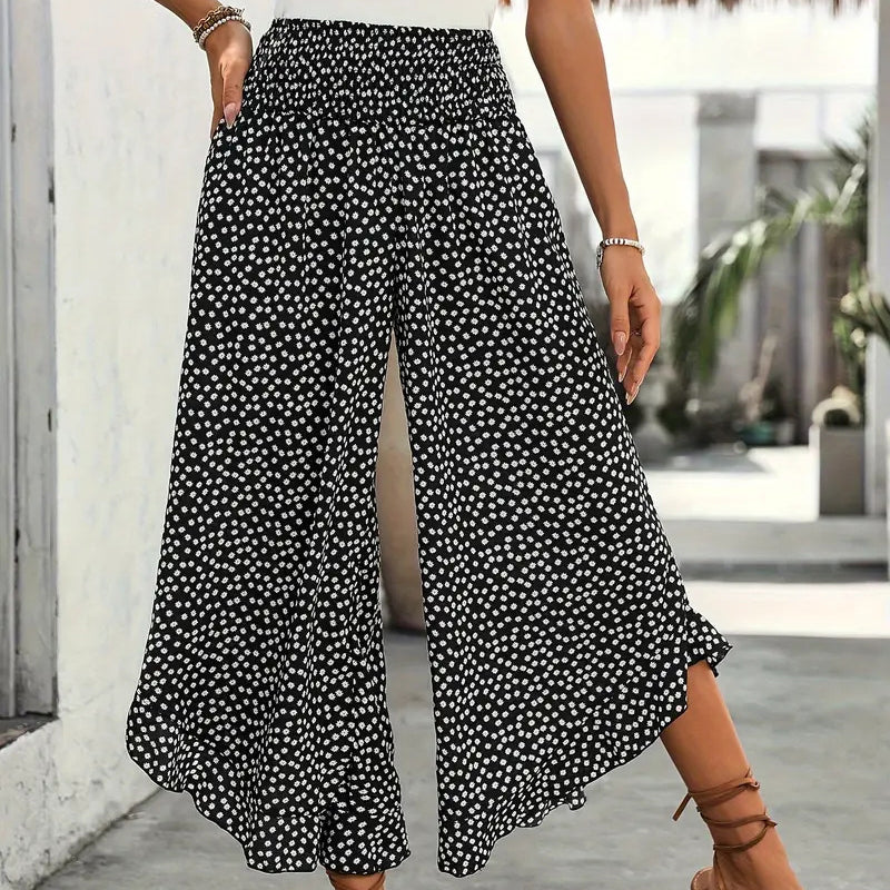 🔥 50% OFF Today! Women's Flowy High Waist Wide-Leg Pants – Slimming. Comfy & Chic