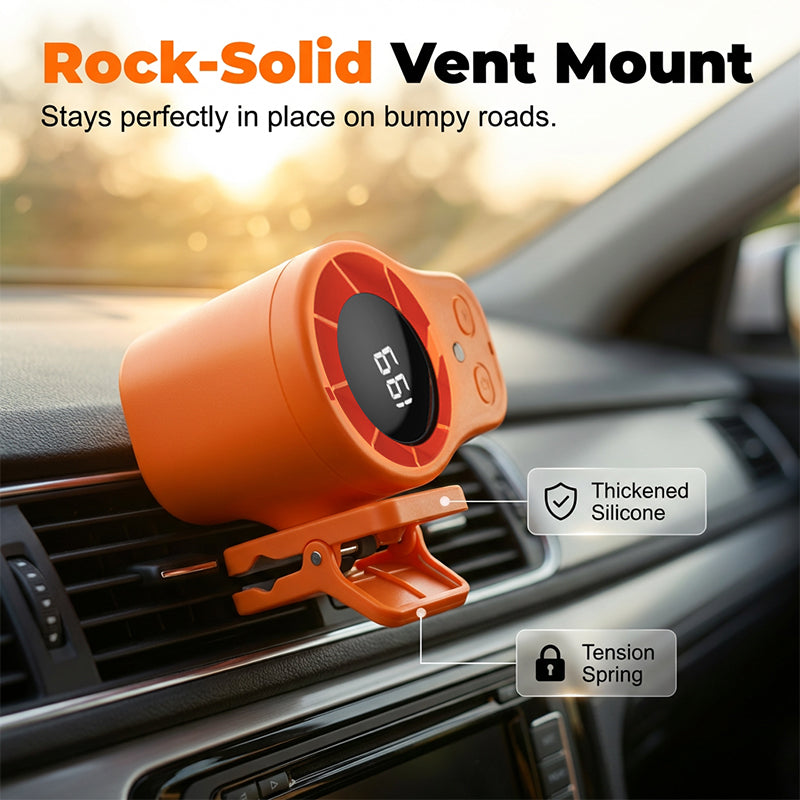 🔥Summer Sale 50% OFF🔥 Portable Hands-Free Cooling Fan with Smart LED Display