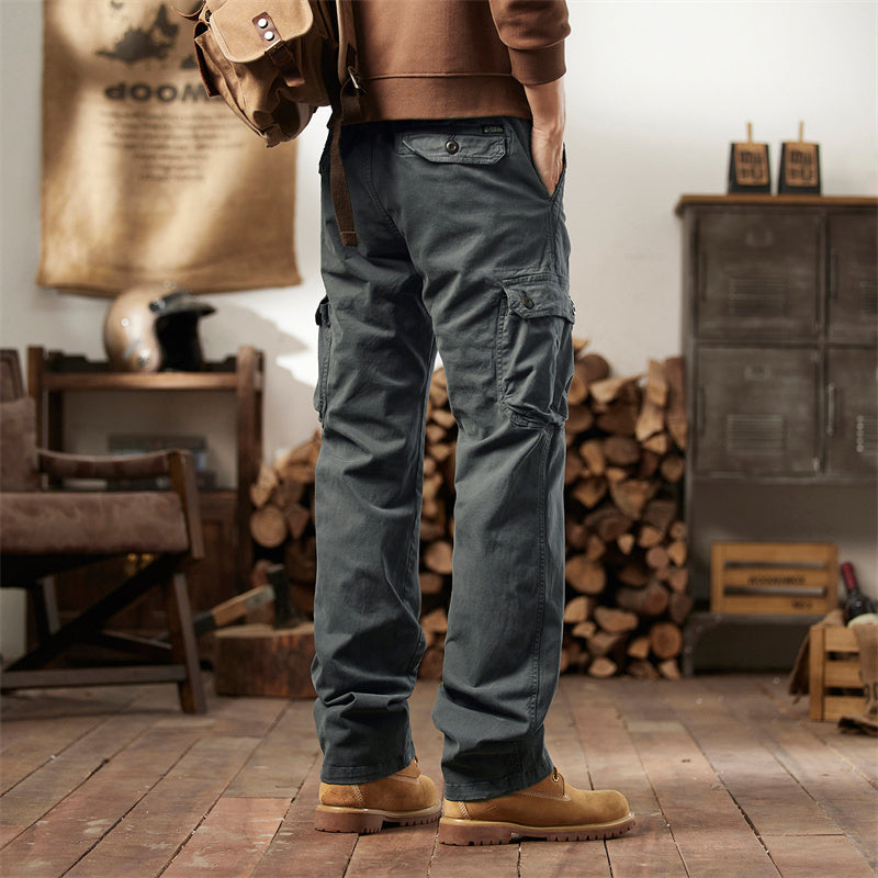 👖 50% OFF NOW! 🛠️ Men's Cotton Cargo Tactical Pants – Multi-Pocket. Reinforced Construction & Adjustable Waist 🔧