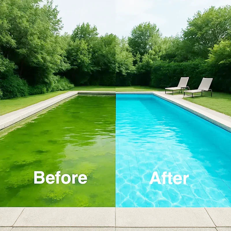 💧 Swimming Pool Purifying Liquid – Crystal Clear Water. Zero Hassle! ✨ Say goodbye to green water & harsh chemicals – just pure. fresh swimming every time. 🏊‍♂️💙