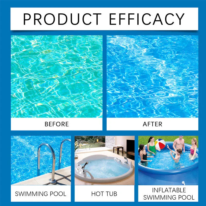 💧 Swimming Pool Purifying Liquid – Crystal Clear Water. Zero Hassle! ✨ Say goodbye to green water & harsh chemicals – just pure. fresh swimming every time. 🏊‍♂️💙