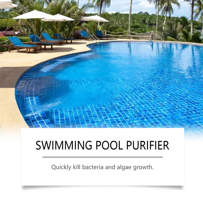 💧 Swimming Pool Purifying Liquid – Crystal Clear Water. Zero Hassle! ✨ Say goodbye to green water & harsh chemicals – just pure. fresh swimming every time. 🏊‍♂️💙