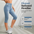 Women's High-Waist Slim-Fit Capri Jeans