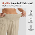 👖 Women's Lightweight Elastic Waist Crop Pants (S-3XL) – Comfortable. Flowy & Perfect for Casual Summer Outfits ✨🌿