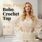 👚 60% OFF NOW! 🌸 Women's Vintage-Inspired Lace Cover-Up Blouse – Delicate Lace. Flowy Fit & Perfect for Layering or a Romantic Look ✨