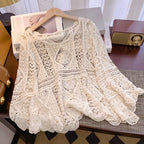 👚 60% OFF NOW! 🌸 Women's Vintage-Inspired Lace Cover-Up Blouse – Delicate Lace. Flowy Fit & Perfect for Layering or a Romantic Look ✨