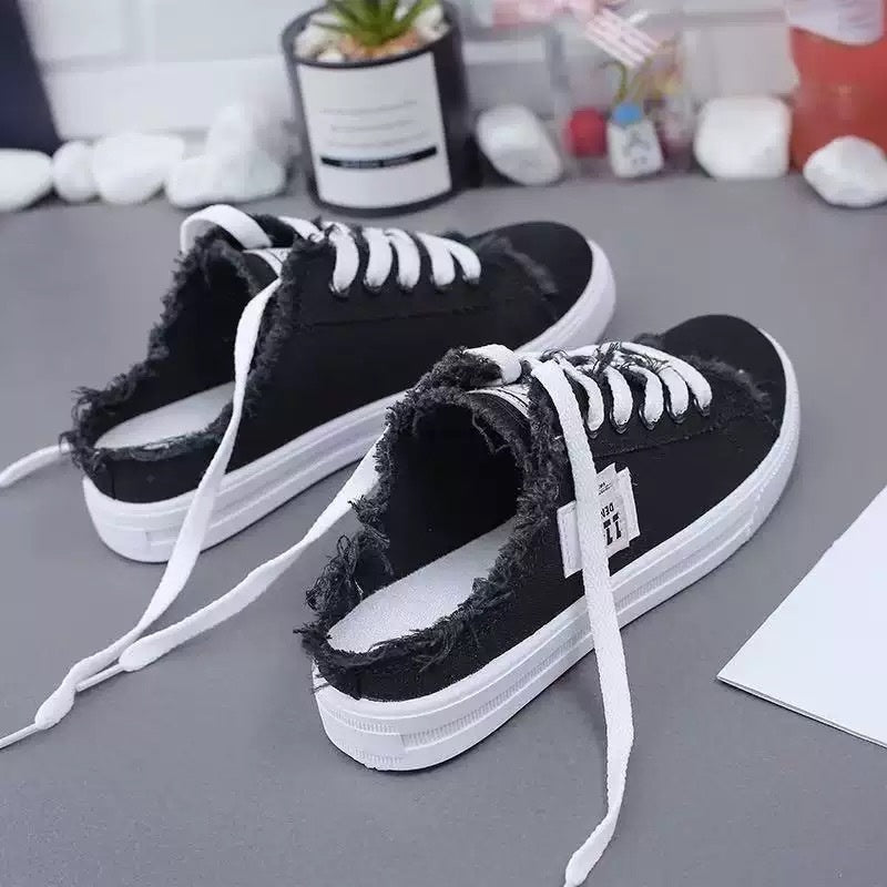 💐50% OFF! Women's Denim Slip-On Mules – Comfortable Sole & Casual Look 👟☀️【Limited Offer】
