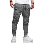 👖 50% OFF NOW! 🏃 Men's Casual Joggers – Drawstring Elastic Waist. Slim Fit & High Stretch – Perfect for All Seasons 🌧️