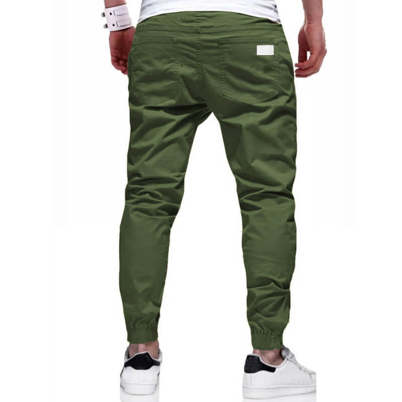 👖 50% OFF NOW! 🏃 Men's Casual Joggers – Drawstring Elastic Waist. Slim Fit & High Stretch – Perfect for All Seasons 🌧️