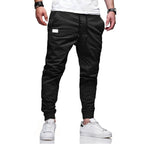 👖 50% OFF NOW! 🏃 Men's Casual Joggers – Drawstring Elastic Waist. Slim Fit & High Stretch – Perfect for All Seasons 🌧️