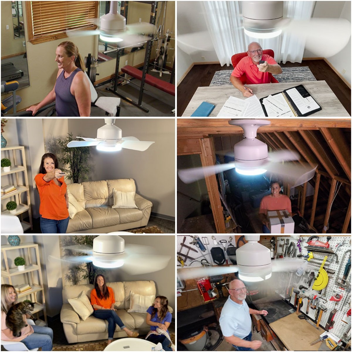 ⏳LAST DAY SALE 50% OFF🔥40W LED Ceiling Fan Light – 20.5 Ultra-Quiet with Remote 🎯 | E27 + FREE B22 Adapter 🔌 | For Bedroom 😴. Kitchen 👩‍🍳 & Garage 🛠️