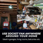 ⏳LAST DAY SALE 50% OFF🔥40W LED Ceiling Fan Light – 20.5 Ultra-Quiet with Remote 🎯 | E27 + FREE B22 Adapter 🔌 | For Bedroom 😴. Kitchen 👩‍🍳 & Garage 🛠️