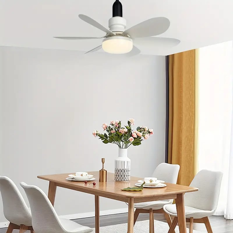 ⏳LAST DAY SALE 50% OFF🔥40W LED Ceiling Fan Light – 20.5 Ultra-Quiet with Remote 🎯 | E27 + FREE B22 Adapter 🔌 | For Bedroom 😴. Kitchen 👩‍🍳 & Garage 🛠️