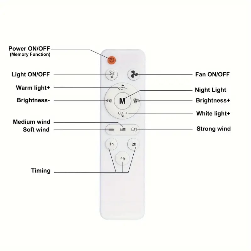 ⏳LAST DAY SALE 50% OFF🔥40W LED Ceiling Fan Light – 20.5 Ultra-Quiet with Remote 🎯 | E27 + FREE B22 Adapter 🔌 | For Bedroom 😴. Kitchen 👩‍🍳 & Garage 🛠️