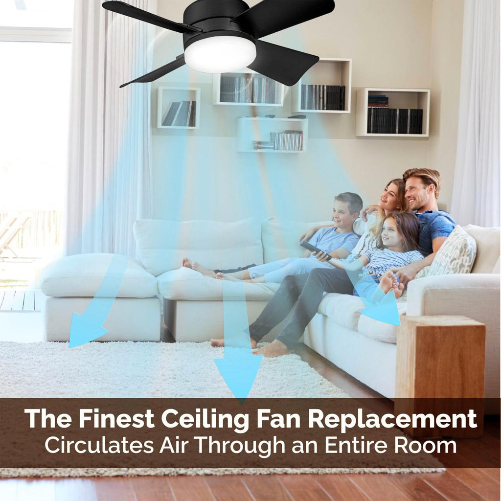 ⏳LAST DAY SALE 50% OFF🔥40W LED Ceiling Fan Light – 20.5 Ultra-Quiet with Remote 🎯 | E27 + FREE B22 Adapter 🔌 | For Bedroom 😴. Kitchen 👩‍🍳 & Garage 🛠️